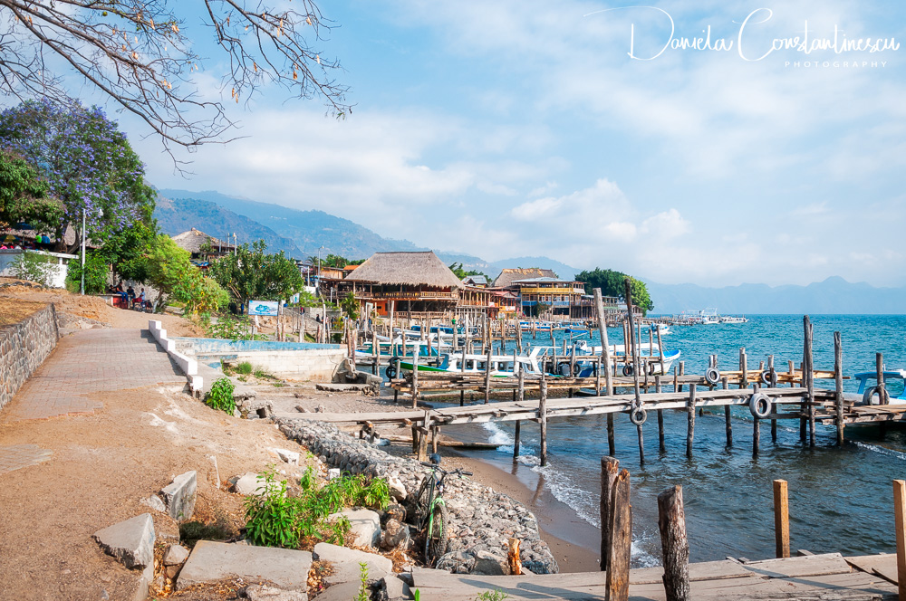 Panajacel Docks on the shore of Lake Atitlan
